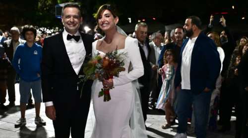 Γάμος Χάρη Δούκα - Γεωργίας Πολυτάνου: Στιγμές ευτυχίας στη γαμήλια δεξίωση μέχρι το πρωί