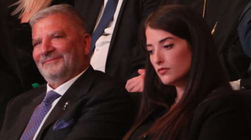 Γιώργος Πατούλης - Νάνσυ Κοίλου: Η επίσημη κοινή εμφάνιση λίγο πριν τον γάμο τους - Το total black της εγκυμονούσας