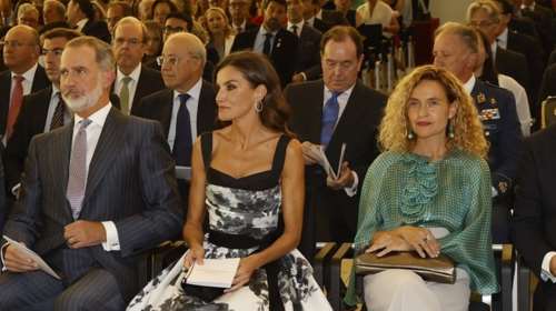 Βασίλισσα Λετίσια: Με εκπληκτικό φόρεμα Carolina Herrera σε μια εμφάνιση που δεν την έχουμε συνηθίσει - Η μεταποίηση που έκανε
