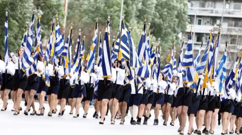 25η Μαρτίου: Με λαμπρότητα ολοκληρώθηκε η παρέλαση στη Θεσσαλονίκη [εικόνες]