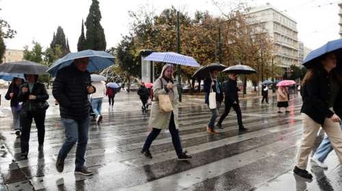 Καιρός: Βροχές και καταιγίδες σήμερα – Στους 19 βαθμούς η θερμοκρασία