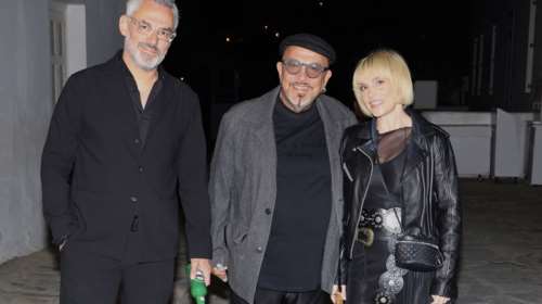 Ελεωνόρα Ζουγανέλη: Στη Μύκονο με τον Νίκο Συρίγο και τον πατέρα της, Γιάννη Ζουγανέλη [εικόνες]