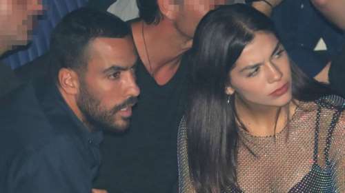 Μελίνα Νικολαΐδη: Το fishnet top με στρας που φόρεσε σε βραδινή έξοδο και τα τρυφερά φιλιά με τον σύντροφό της