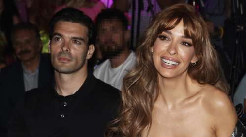 Ελένη Φουρέιρα: Το απίθανο shirt dress με τη φούστα - παρεό που φόρεσε στον γάμο του Τουτουντζή