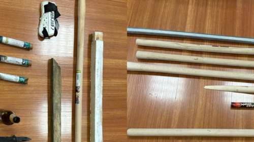 Νέα Φιλαδέλφεια: Αποκαλυπτικές φωτογραφίες από τον φονικό οπλισμό των χούλιγκαν