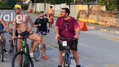 Γυμνή ποδηλατοδρομία για 16η χρονιά στη Θεσσαλονίκη: &quot;Ποδήλατα στην πόλη για να χωράμε όλοι&quot; [Eικόνες-Βίντεο]