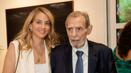 Η Χρυσή και ο πατέρας της Γιώργος Βαρδινογιάννης σε έκθεση με τον Νικόλαο Ντε Γκρες - Τα οικογενειακά στιγμιότυπα