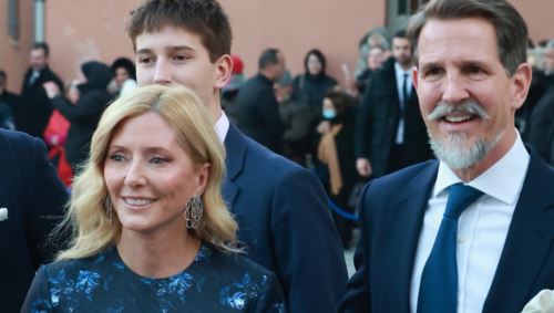 Μαρί Σαντάλ: Ετσι ευχήθηκε στον Παύλο Ντε Γκρες για τη γιορτή του Αγίου Βαλεντίνου - Η σπάνια φωτό