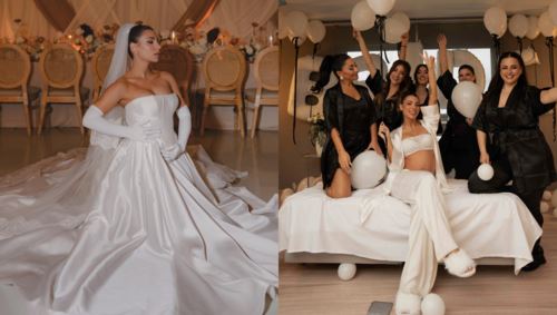 Μαριαλένα Ρουμελιώτη: Νέες αδημοσίευτες φωτογραφίες από τον γάμο της με τον Σάκη Κατσούλη