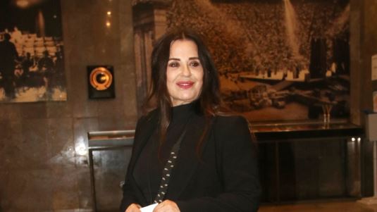 H Μαρία Τζομπανάκη σε ένα σπάνιο κλικ από το σπίτι της στη Νέα Υόρκη