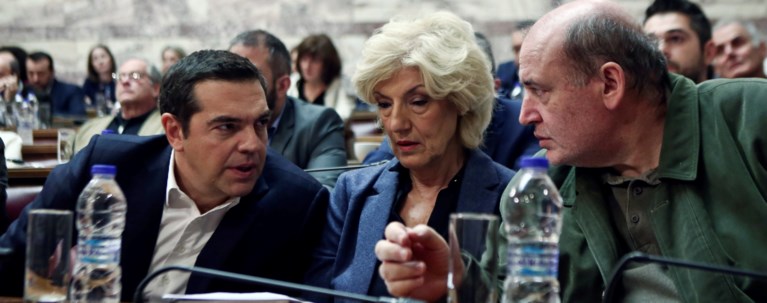 Αλέξης Τσίπρας με Νίκο Φίλη