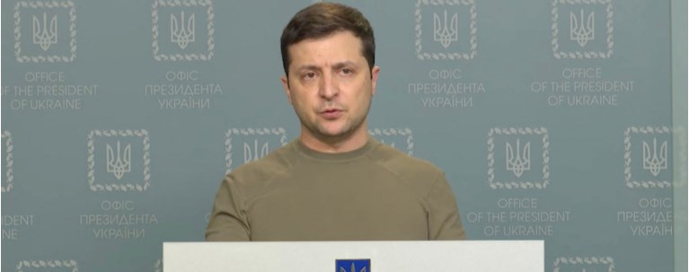 Ζελένσκι πρώτη μέρα