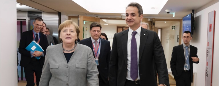 Μητσοτάκης Μέρκελ