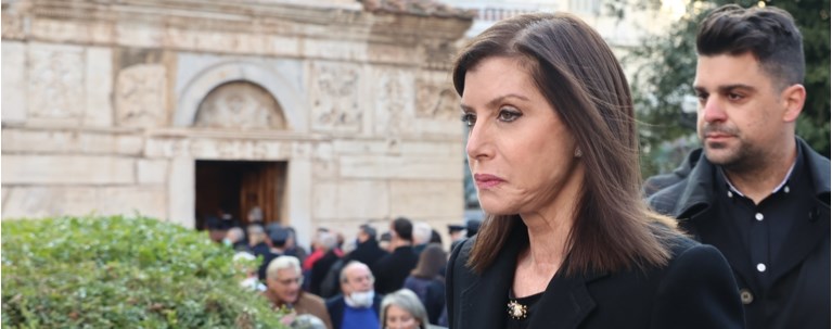 Ασημακοπούλου σε κηδεία