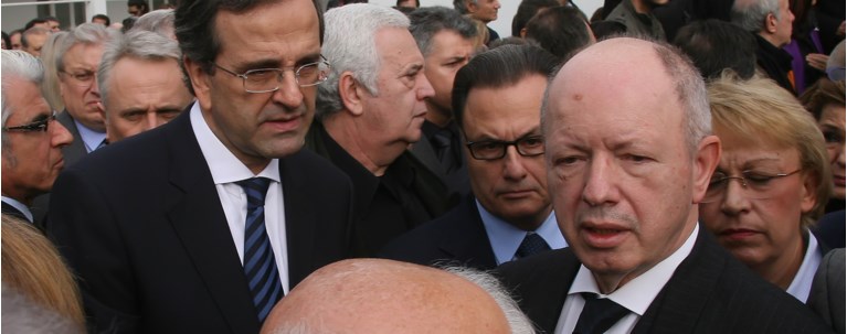 Σταύρος Ψυχάρης με Σαμαρά