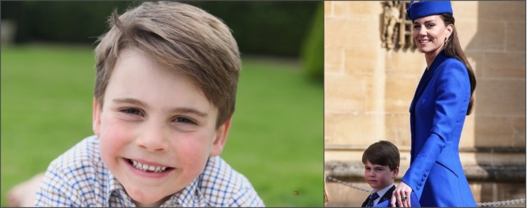 KATE AND PRINCE LOUIS