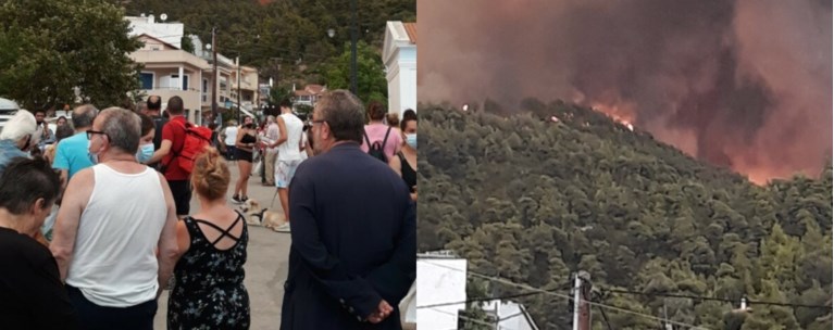 Φωτιά στην Εύβοια