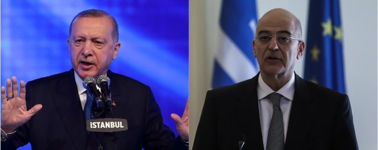 δένδιας ερντογάν