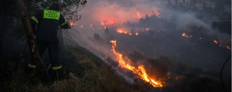 Φωτιά στην Πεντέλη