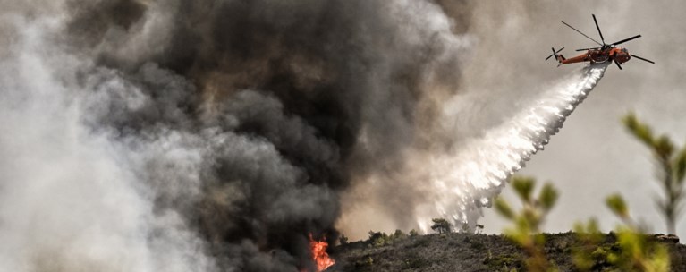 Φωτιά στο Λουτράκι