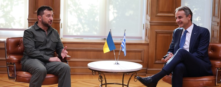 Ζελένσκι Μητσοτάκης Μαξίμου