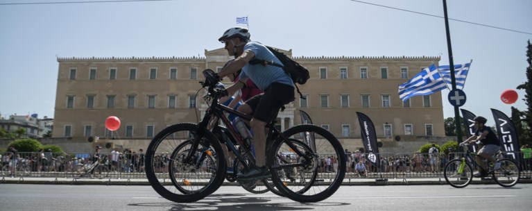 Ποδηλατικός γύρος στην Αθήνα