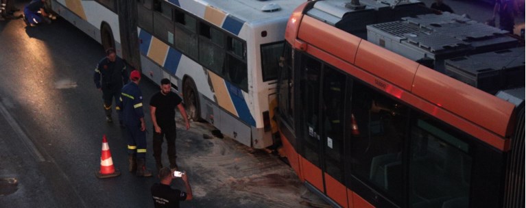 ΣΥΓΚΡΟΥΣΗ ΤΡΑΜ ΛΕΩΦΟΡΕΙΟΥ