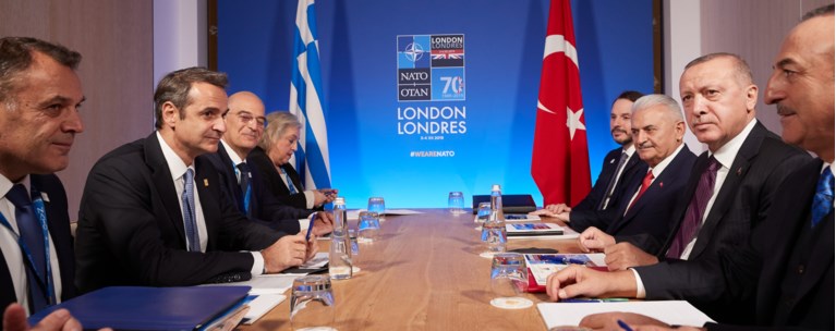 Ερντογάν Μητσοτάκης Δένδιας Τσαβούσογλου