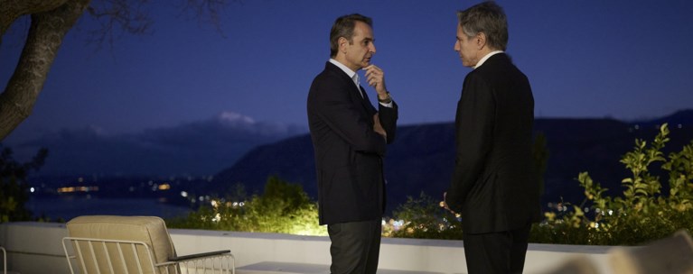 Μπλίνκεν με Μητσοτάκη στα Χανιά