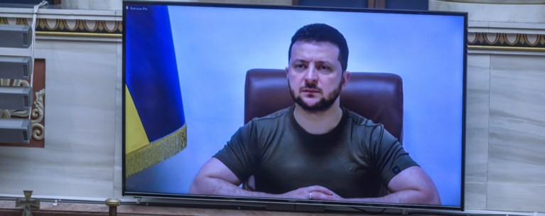Ζελενσκι στην Ελληνική βουλή