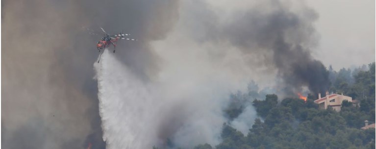 ελικοπτερο πυρκαγια βορεια αττικη