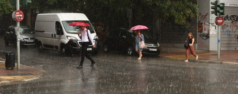 καταιγίδα Αττική