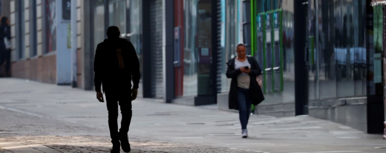 Βρετανία Κορονοϊός Άδειος δρόμος