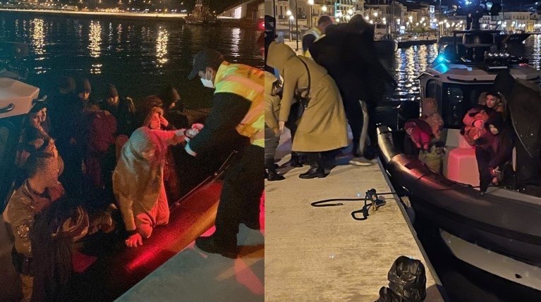 Μετανάστες Σάμος Λιμενικό