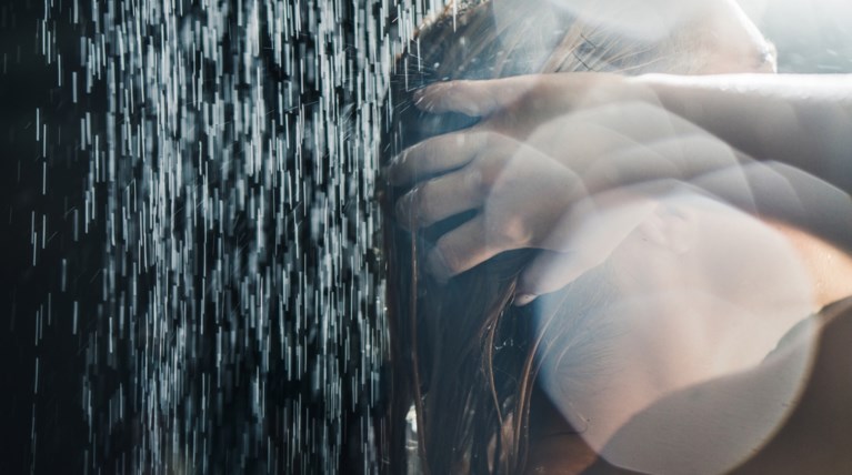 shower woman