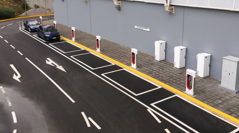 Athens Supercharger Tesla