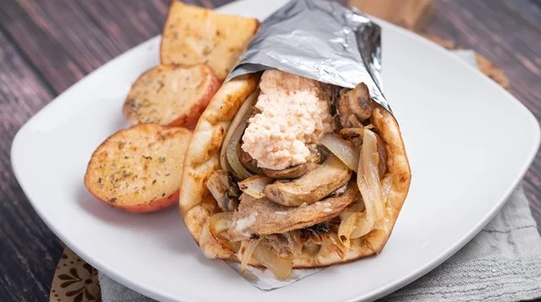 γυρος μανιταριων
