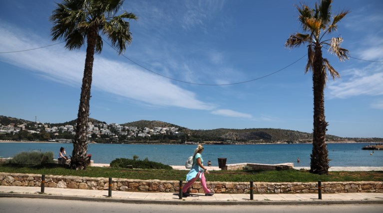 Παραλία Ραφήνας Ζέστη