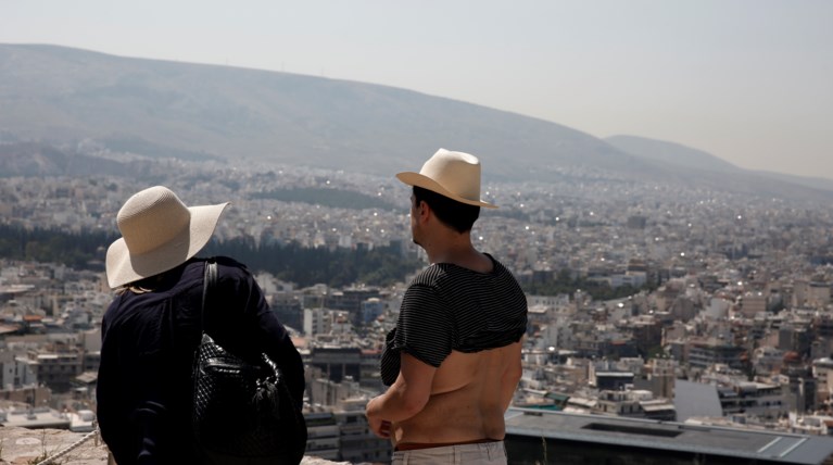 τουρίστες στην Αθήνα
