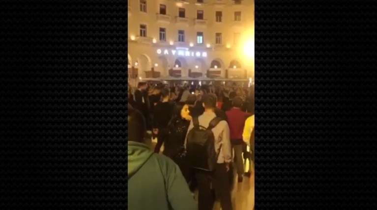 Συνωστισμός Θεσσαλονίκη