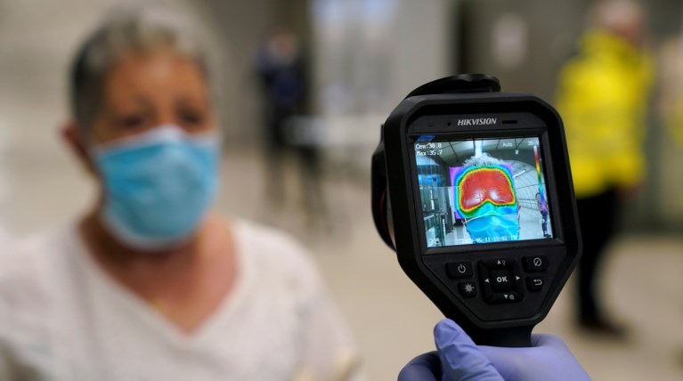 Ισπανία Θερμομέτρηση Κορονοϊός