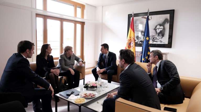 Μητσοτάκης, Μέρκελ, Μακρόν, Βρυξέλλες