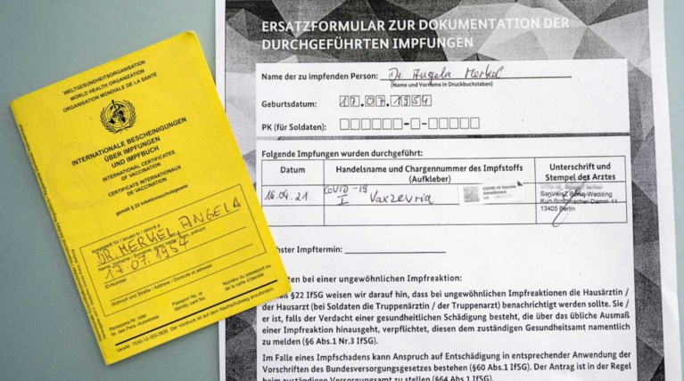 Πιστοποιητικό εμβολιασμού