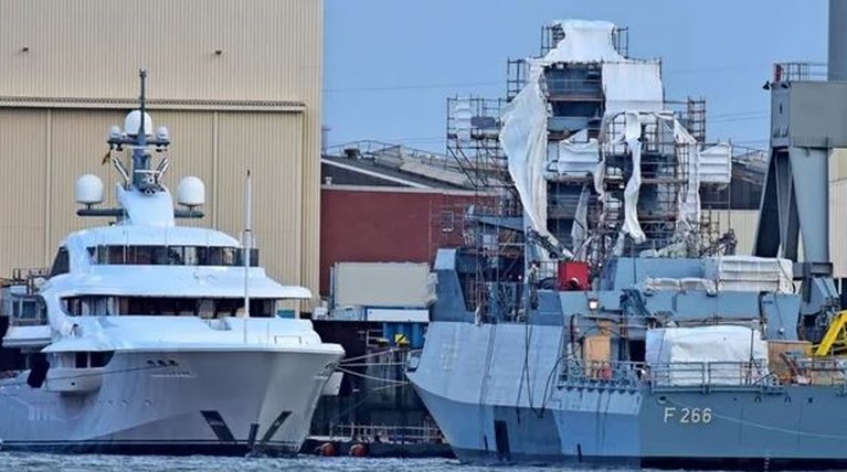 Αμβούργο κορβέτα και γιοτ Πούτιν