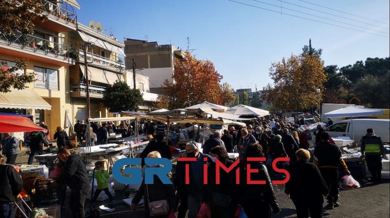Θεσσαλονίκη κορονοϊός λαϊκή