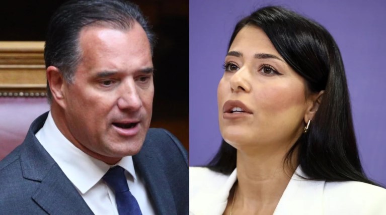 Αδωνις Γεωργιάδης με Λατινοπούλου