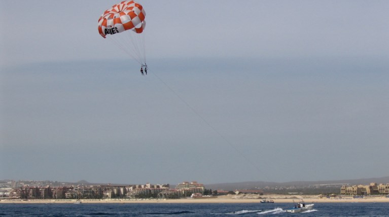 parasailing
