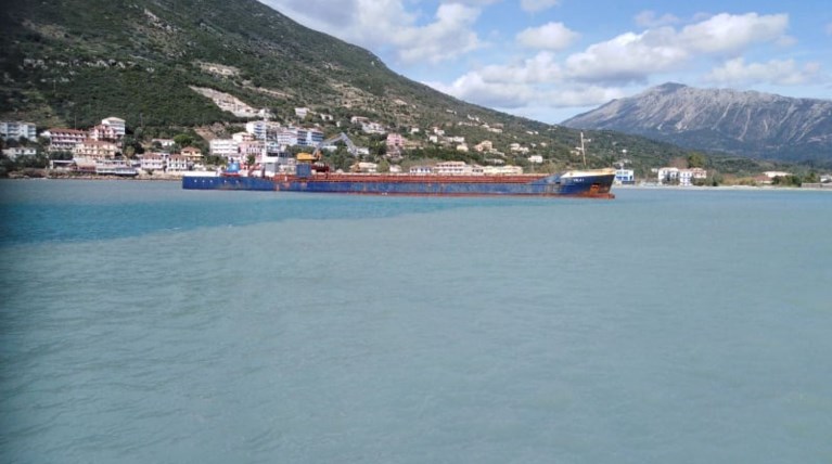 προσάραξη πλοίου Λευκάδα