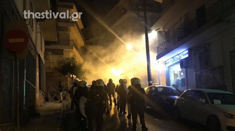 Επεισόδια ΜΑΤ Θεσσαλονίκη