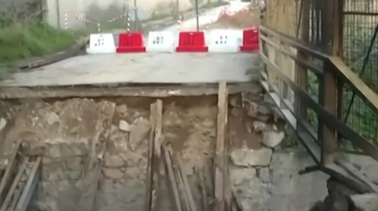 Πέτρου Ράλλη- κατάρευση γέφυρας